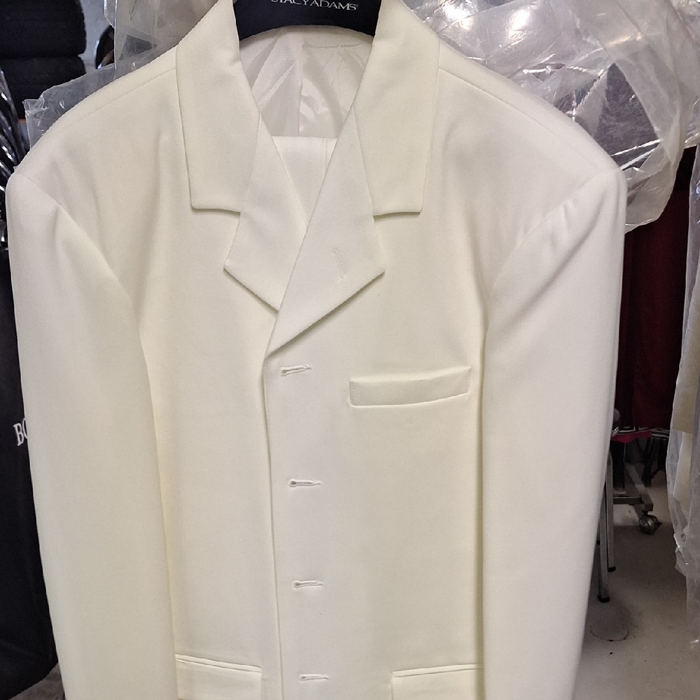 Elegant White Boys Suit by Stacy Adams